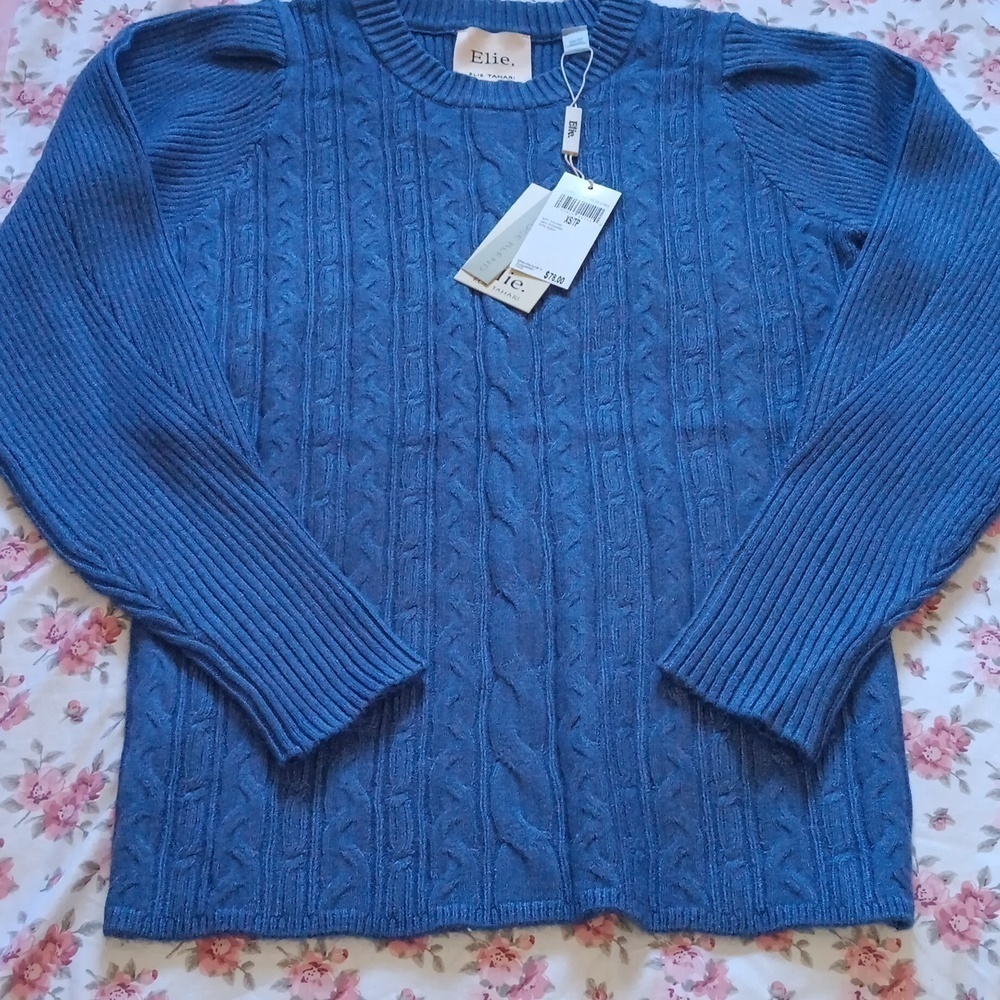 Eli blue sweater size XS Elie sweater woman xs